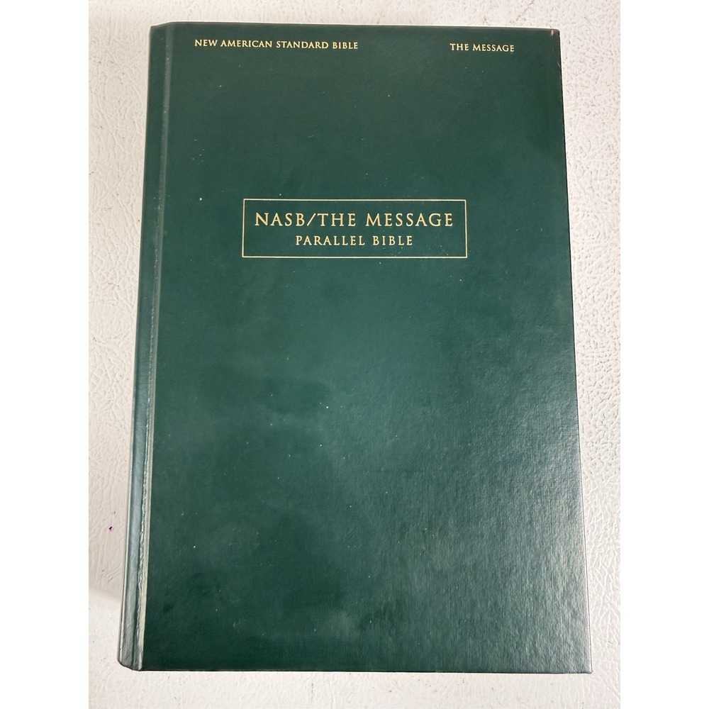 NASB / THE MESSAGE PARALLEL BIBLE HARDBACK BOOK‎ NEW AMERICAN STANDARD BIBLE